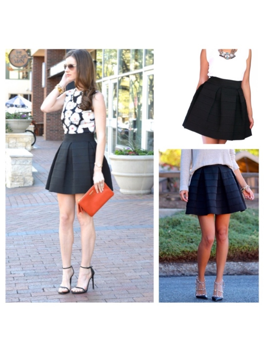 New Devlin pleated skirt xs